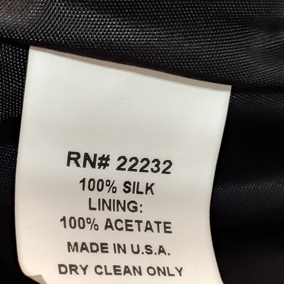 Vintage silk skirt - Picture 6 of 7